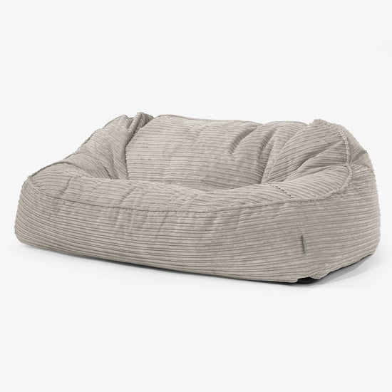 Divano Sacco Oversize Sloucher - Velluto a Coste Visone 01