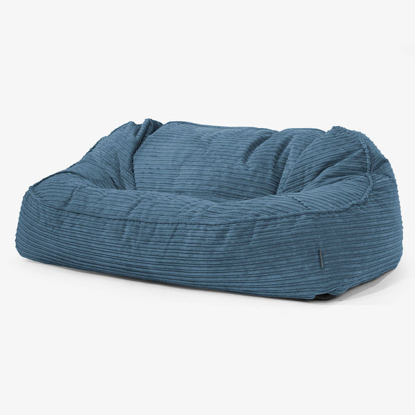 Divano Sacco Oversize Sloucher - Velluto a Coste Navy 01
