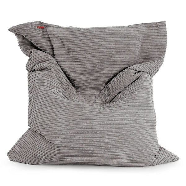 Cuscino Pouf Sacco XL - Velluto a Coste Grafite 01