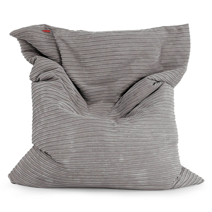Cuscino Pouf Sacco XL - Velluto a Coste Grafite 01