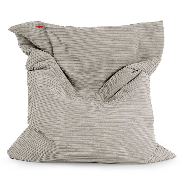 Cuscino Pouf Sacco XL - Velluto a Coste Visone 01