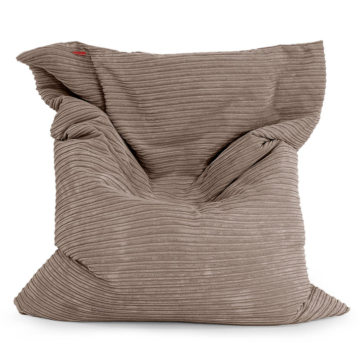 Cuscino Pouf Sacco XL - Velluto a Coste Moca 01