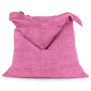 Cuscino Pouf Sacco XL - Pompon Rosa