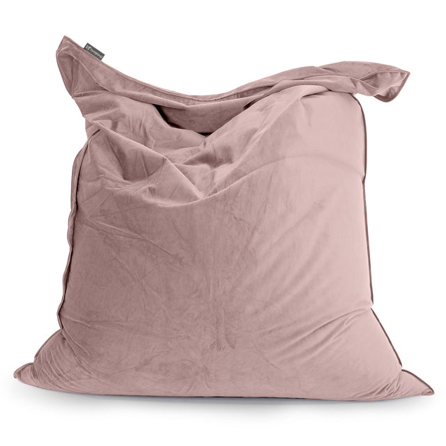 Cuscino Pouf Sacco XL - Velluto Rosa 01