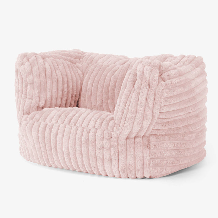 Albert Poltrona Sacco - Velluto Felpato Ultra Morbido Rosa Antico 03