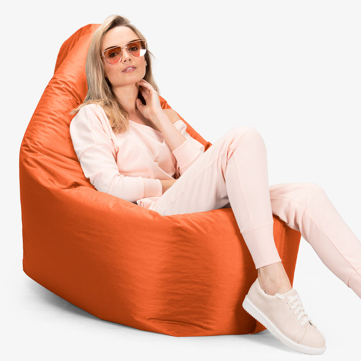 Cuscino Pouf Sacco XL, Pouf Letto - SmartCanvas™ Arancione 06