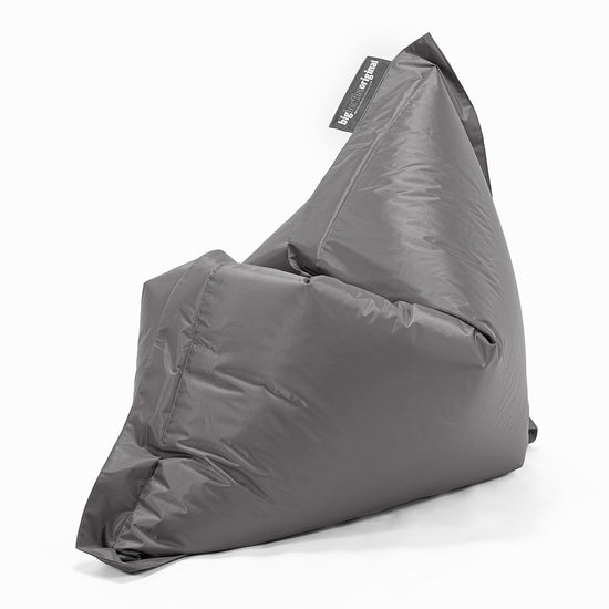 Cuscino Pouf Sacco XL, Pouf Letto - SmartCanvas™ Grafite 04