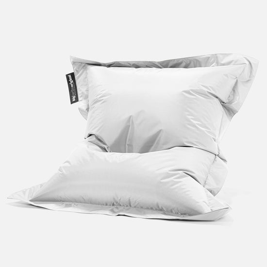 Cuscino Pouf Sacco XL, Pouf Letto - SmartCanvas™ Bianco 02
