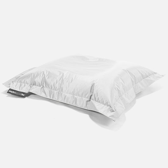 Cuscino Pouf Sacco XL, Pouf Letto - SmartCanvas™ Bianco 03
