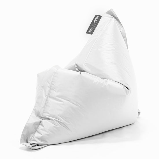 Cuscino Pouf Sacco XL, Pouf Letto - SmartCanvas™ Bianco 04