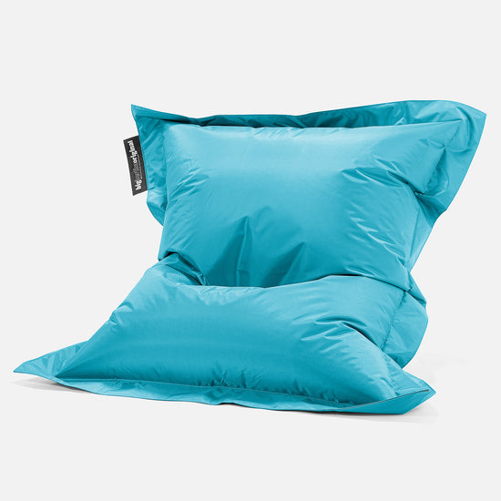 Cuscino Pouf Sacco XL, Pouf Letto - SmartCanvas™ Acqua 02