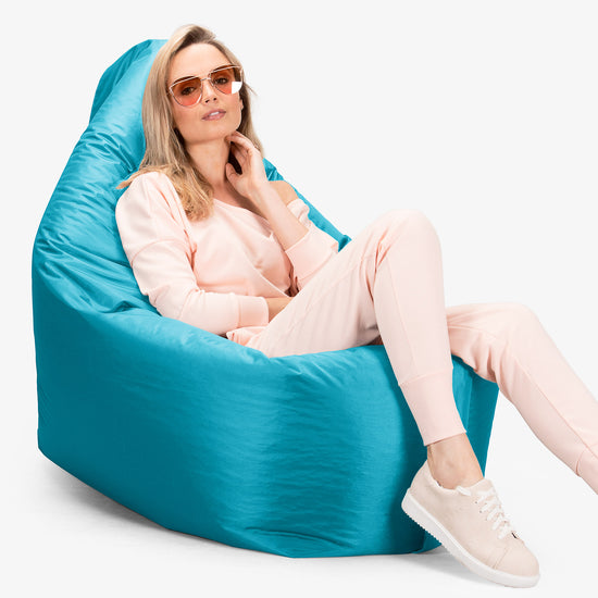 Cuscino Pouf Sacco XL, Pouf Letto - SmartCanvas™ Acqua 06