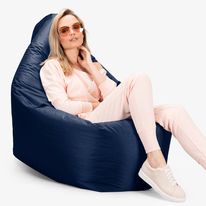 Cuscino Pouf Sacco XL, Pouf Letto - SmartCanvas™ Navy 06