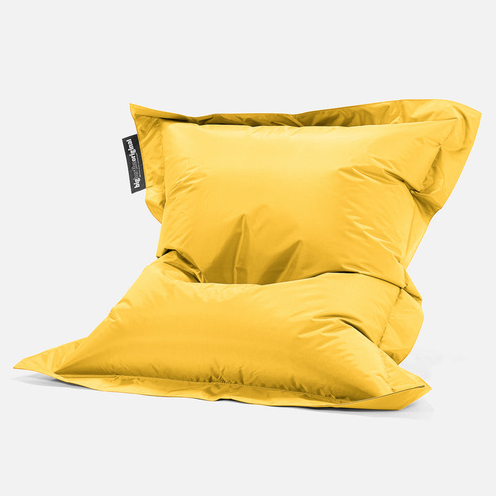 Cuscino Pouf Sacco XL, Pouf Letto - SmartCanvas™ Giallo 02