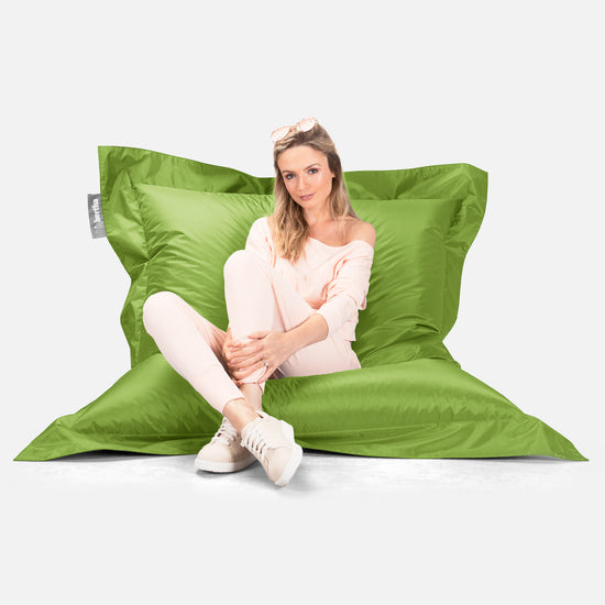 Cuscino Pouf Sacco XL, Pouf Letto - SmartCanvas™ Lime 05