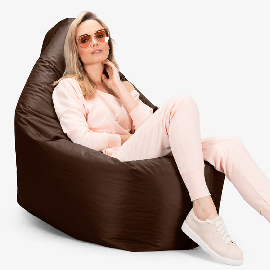 Cuscino Pouf Sacco XL, Pouf Letto - SmartCanvas™ Marrone 06