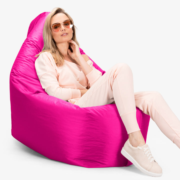 Cuscino Pouf Sacco XL, Pouf Letto - SmartCanvas™ Rosa Ciliegia 06