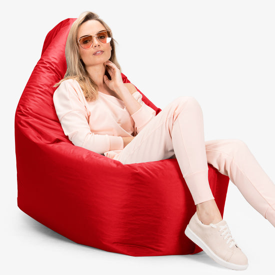 Cuscino Pouf Sacco XL, Pouf Letto - SmartCanvas™ Rosso 06