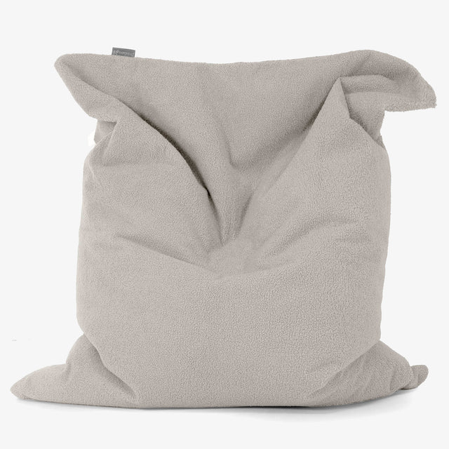 Cuscino Pouf Sacco XL - Bouclé Avorio 01
