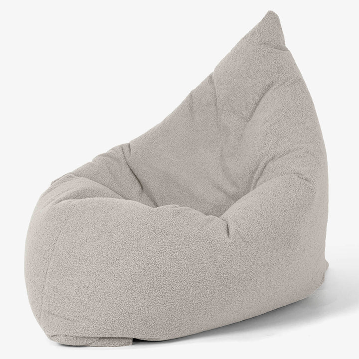 Cuscino Pouf Sacco XL - Bouclé Avorio 02