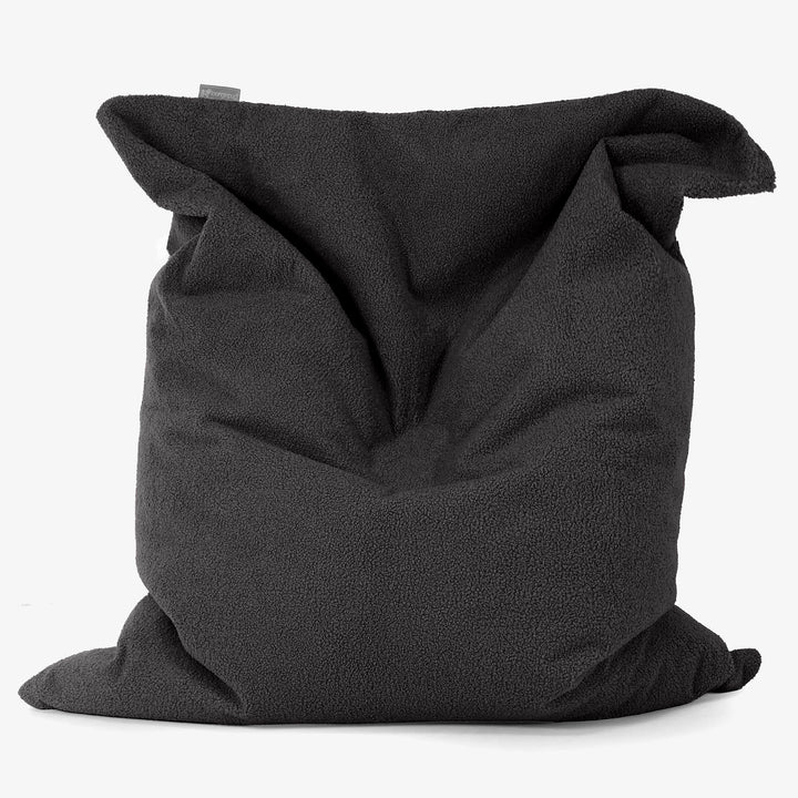 Cuscino Pouf Sacco XL - Bouclé Grafite 01