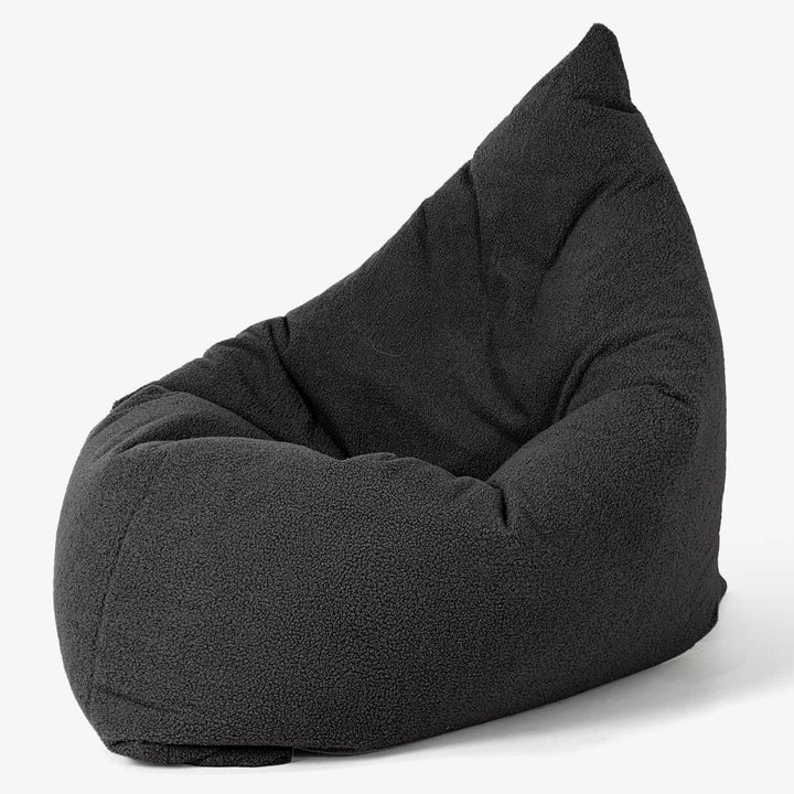 Cuscino Pouf Sacco XL - Bouclé Grafite 02