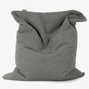Cuscino Pouf Sacco XL - Bouclé Grigio