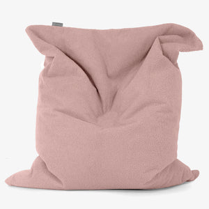 Cuscino Pouf Sacco XL - Bouclé Rosa