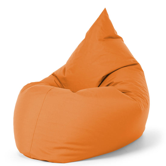 Cuscino Pouf Sacco XL - Facile da Pulire per Esterni Arancione 02