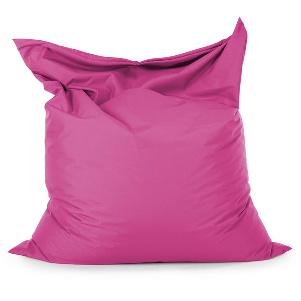 Cuscino Pouf Sacco XL - Facile da Pulire per Esterni Rosa 01