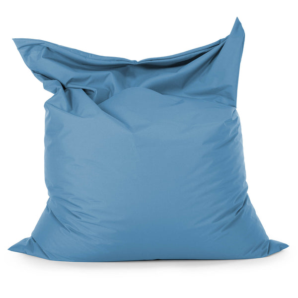 Cuscino Pouf Sacco XL - Facile da Pulire per Esterni Turchese 01