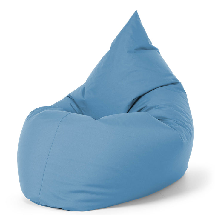 Cuscino Pouf Sacco XL - Facile da Pulire per Esterni Turchese 02