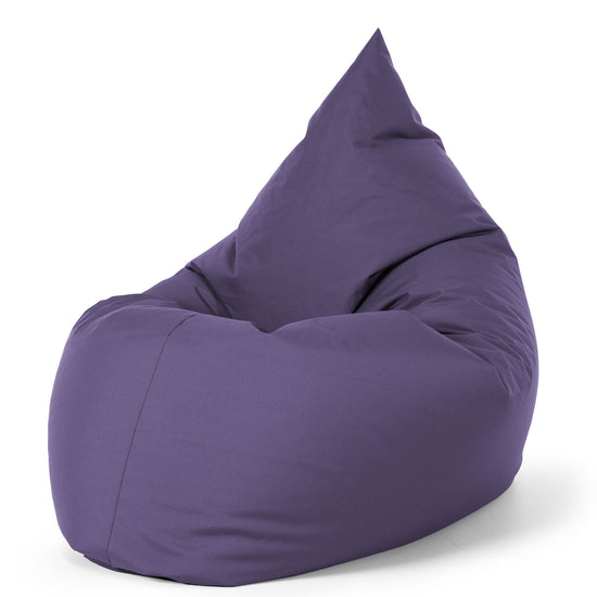 Cuscino Pouf Sacco XL - Facile da Pulire per Esterni Viola 02
