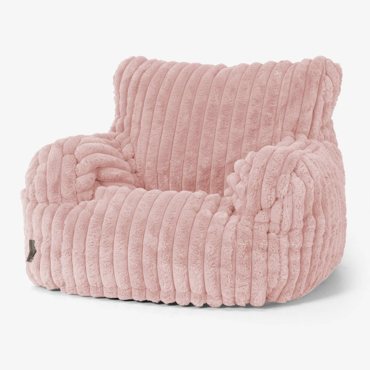 Josephine Poltrona Sacco,  Pouf - Velluto Felpato Ultra Morbido Rosa Antico 01