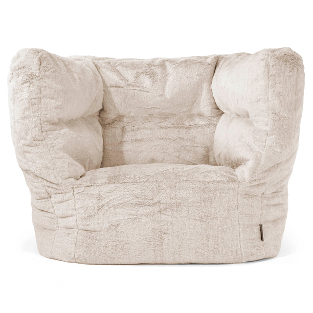 Louis Poltrona Sacco - Pelliccia Di Coniglio Marrone dorato 01