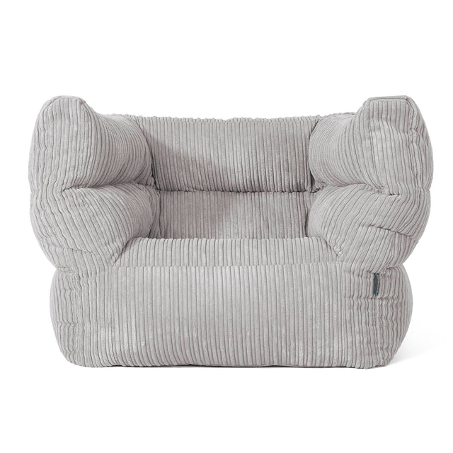 Louis Poltrona Sacco - Velluto a Coste Grigio Argento 01