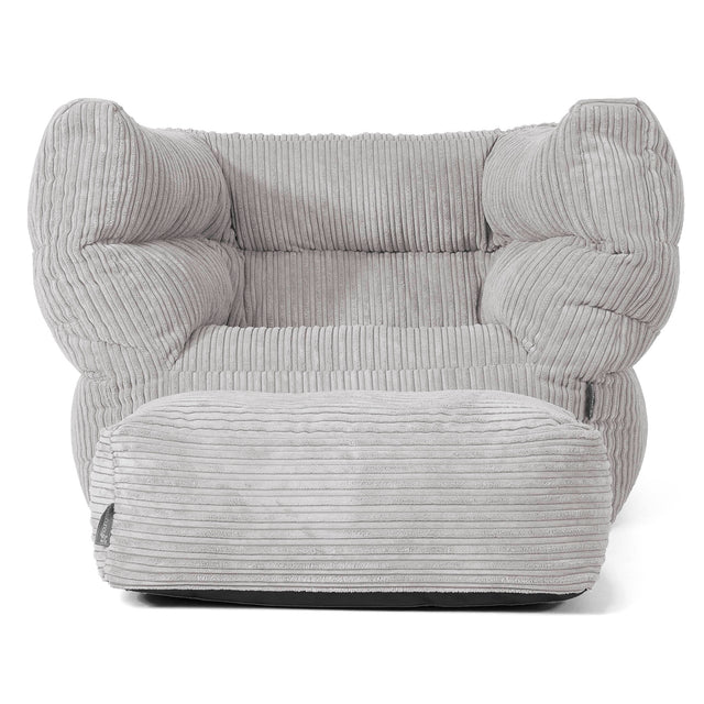 Louis Poltrona Sacco - Velluto a Coste Grigio Argento 02