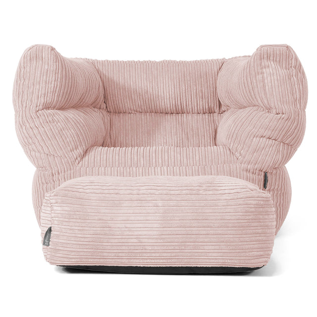 Louis Poltrona Sacco - Velluto a Coste Rosa Cipria 02