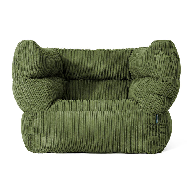 Louis Poltrona Sacco - Velluto a Coste Verde Foresta 01