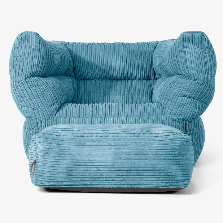 Albert Poltrona Sacco 2.0 - Velluto a Coste Egeo Blu 02