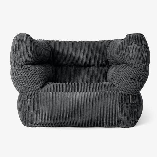 Albert Poltrona Sacco 2.0 - Velluto a Coste Nero 01