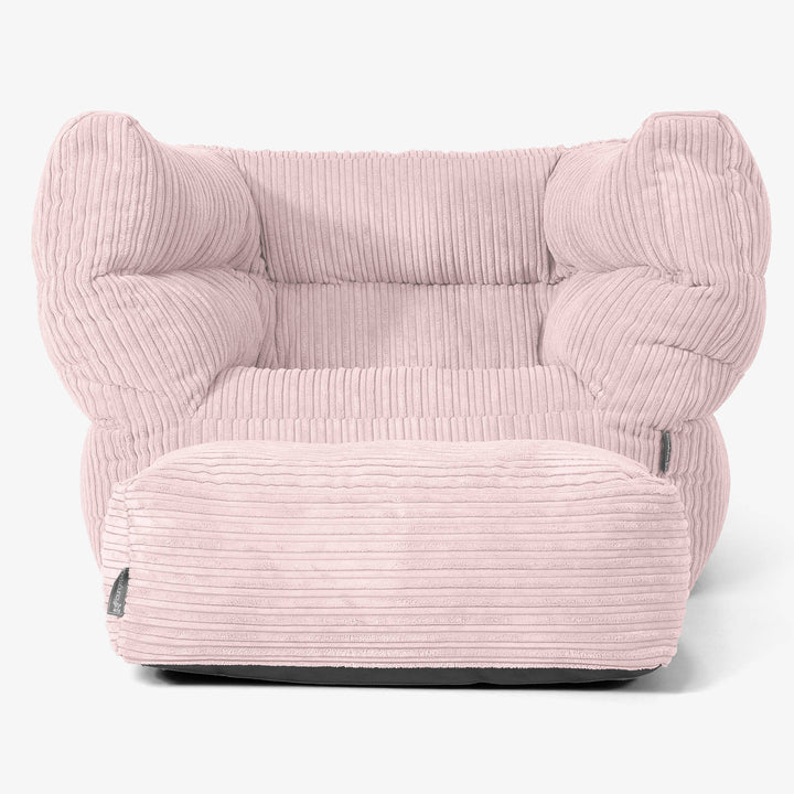 Albert Poltrona Sacco 2.0 - Velluto a Coste Rosa Cipria 02