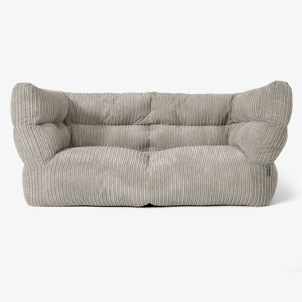 Albert Pouf Divano 2 posti 2.0 - Velluto a Coste Visone 01
