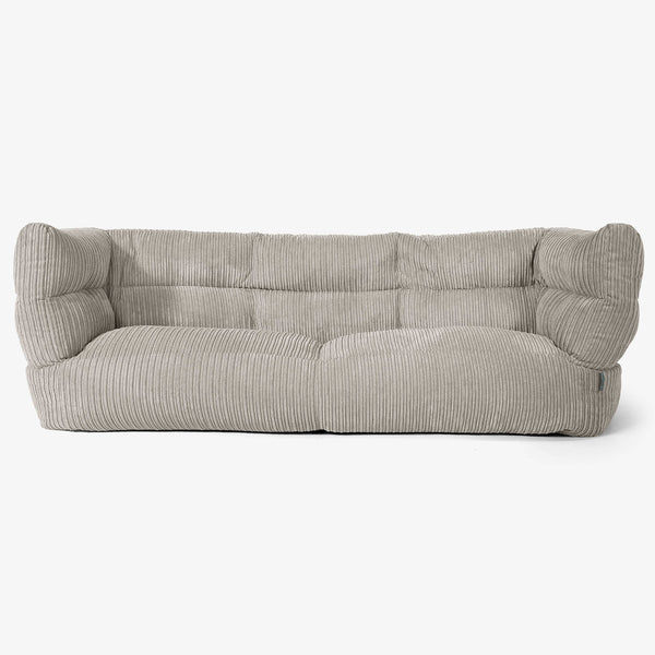 Albert Pouf Divano 3 posti 2.0 - Velluto a Coste Visone 01