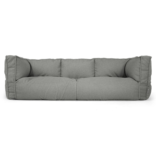 Albert Pouf Divano 3 posti - Bouclé Grigio