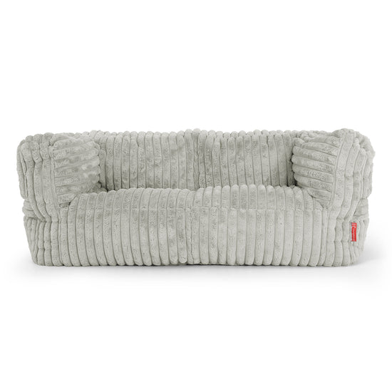 Albert Pouf Divano 2 posti - Velluto Felpato Ultra Morbido Verde Salvia1