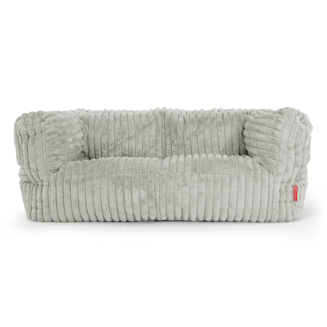 Albert Pouf Divano 2 posti - Velluto Felpato Ultra Morbido Verde Salvia1