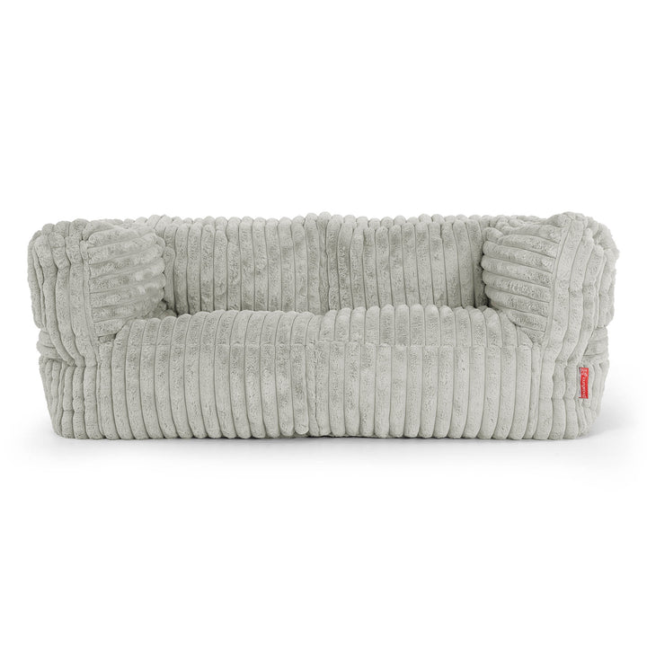 Albert Pouf Divano 2 posti - Velluto Felpato Ultra Morbido Verde Salvia1