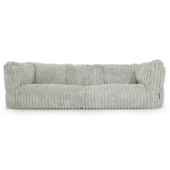 Albert Pouf Divano 3 posti - Velluto Felpato Ultra Morbido Verde Salvia1