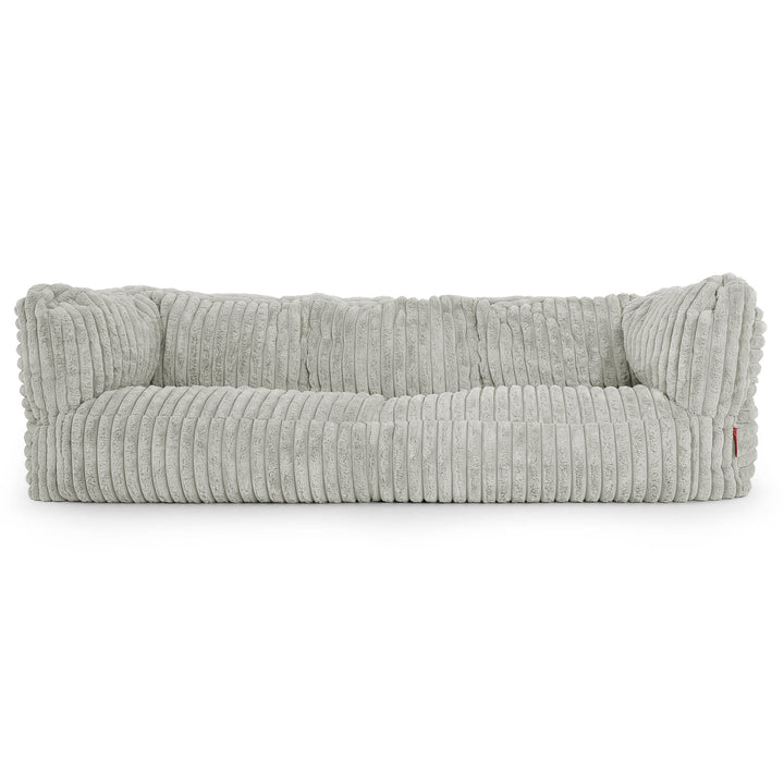 Albert Pouf Divano 3 posti - Velluto Felpato Ultra Morbido Verde Salvia1